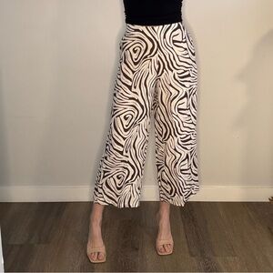 Stylish Zebra Print Women's Pants